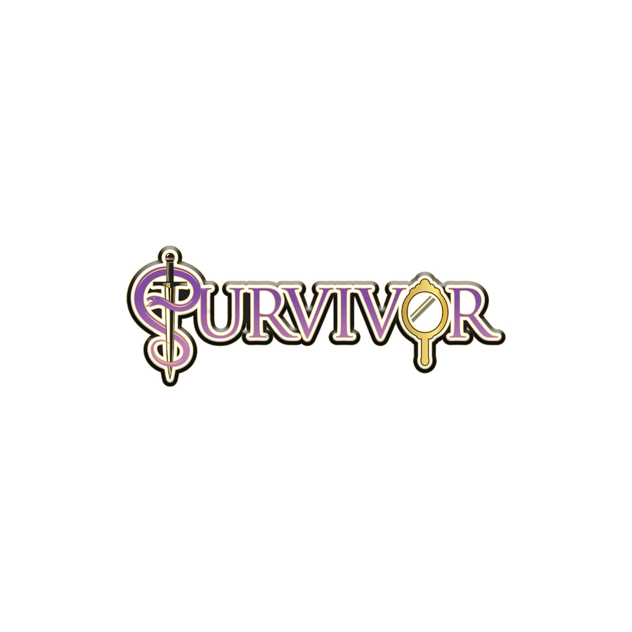 Survivor Enamel Pin